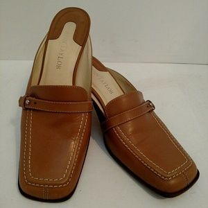Ann Taylor Heeled Slip On Loafers
